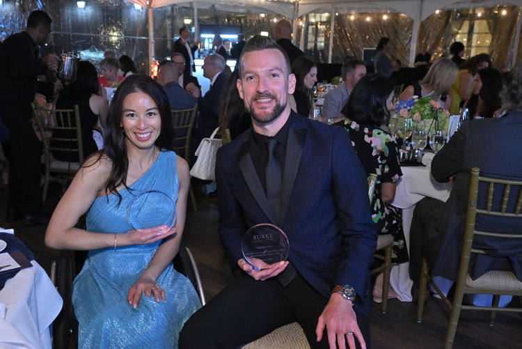 Honorees at Table